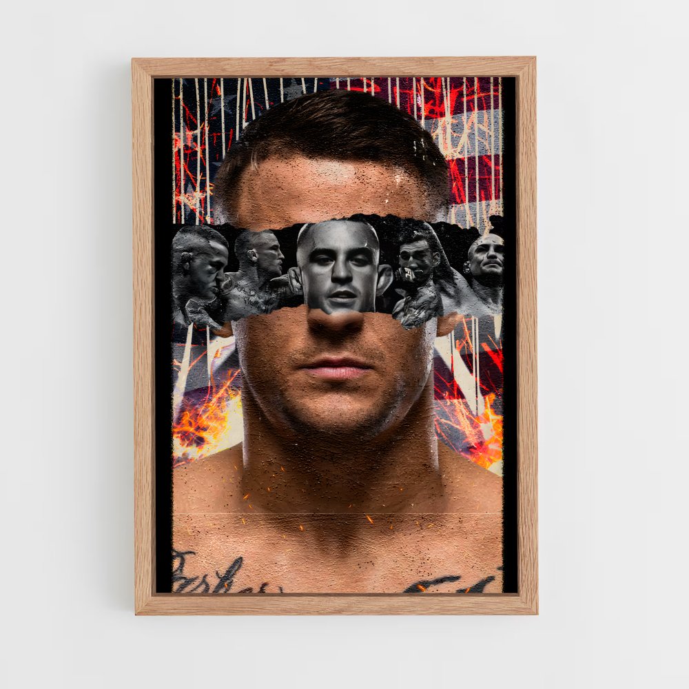 Poster Dustin poirier peint – affiche MMA (vue 4)
